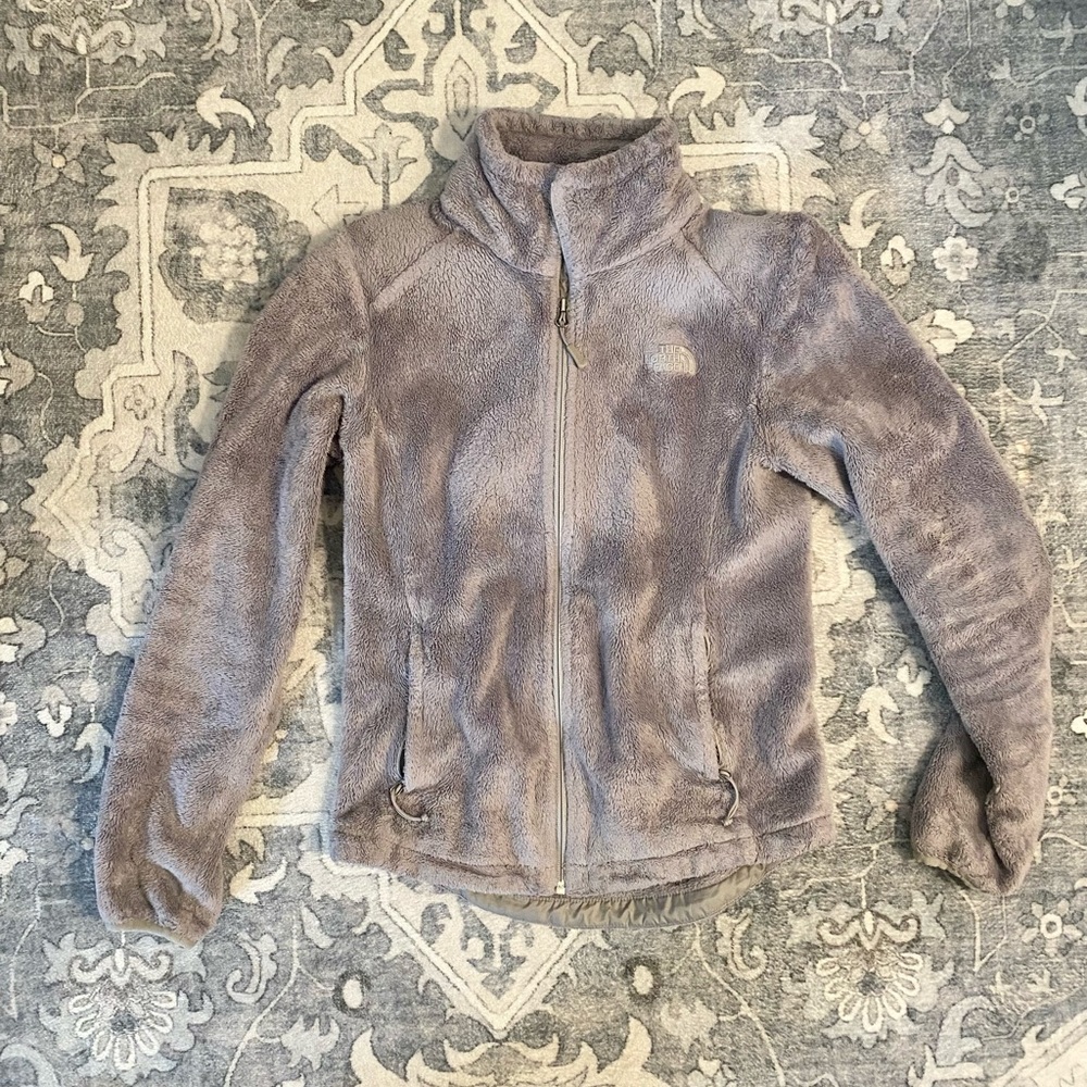 The North Face Fuzzy Grey Jacket - XS